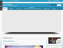 Tablet Screenshot of educacion.fmachile.org